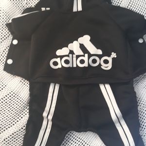 Adi-dog outfit black size large